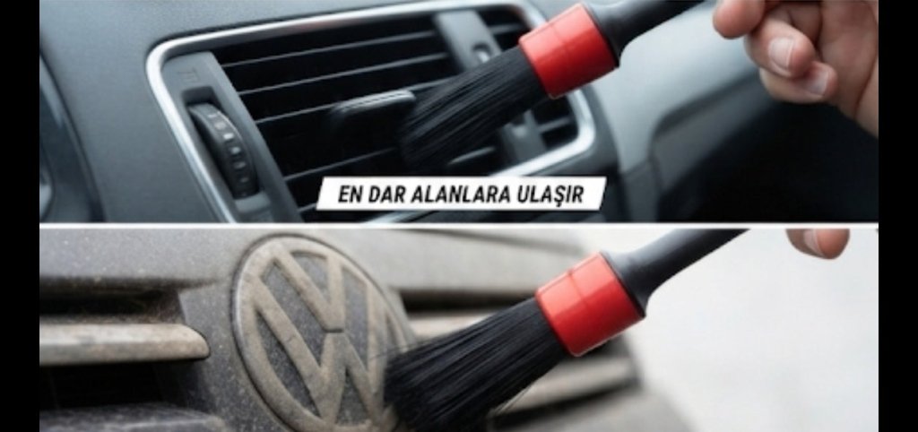Oto Detay Fırça Seti 5 Adet Oto Araba Yıkama Seti